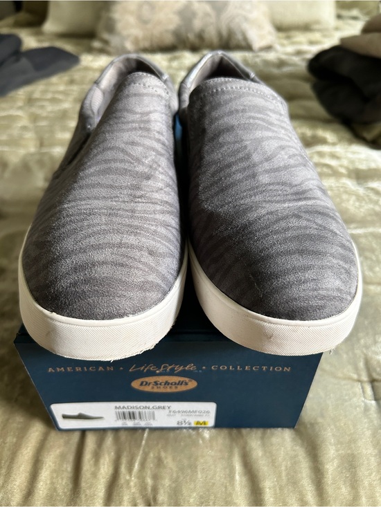 Dr. Scholl's Shoes - Grey Slip-On Sneakers